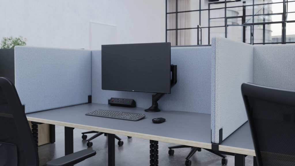 SYSTM acoustic desktop screens by Formetiq