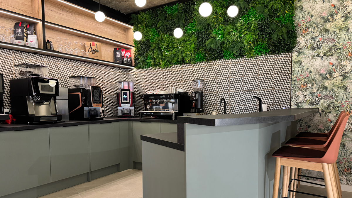SYSTM lockers with planters by Formetiq